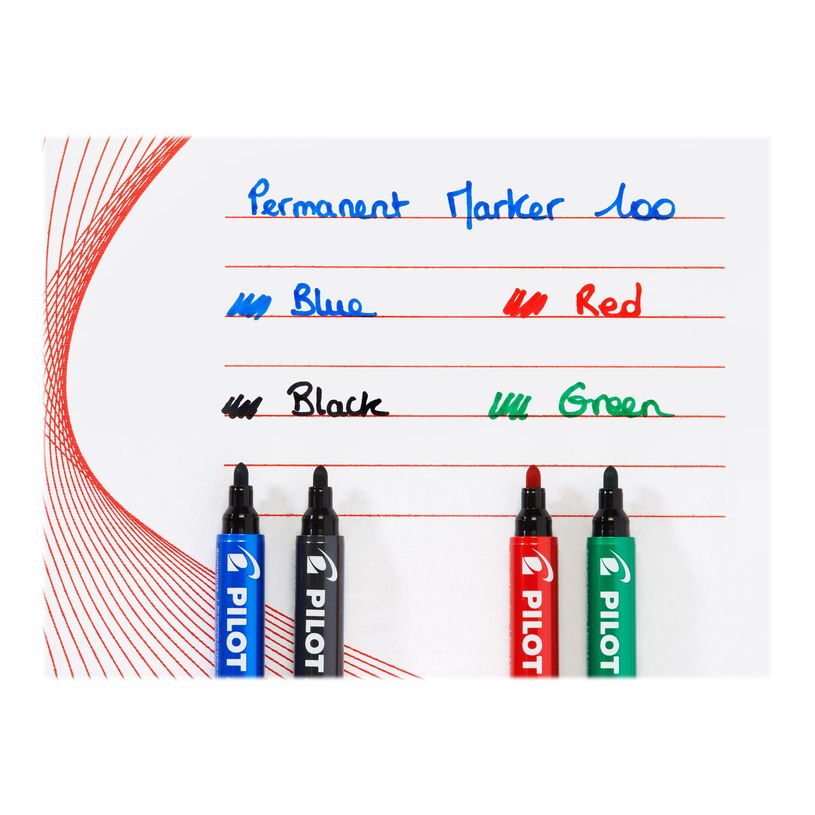 4902505511097-Pilot 100 - Marqueur permanent - pointe ogive - noir-P_79420085_2-2