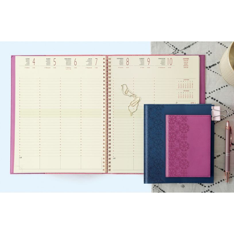 3660942058476-Agenda spiralé Cordoba Espace 24S - 1 semaine sur 2 pages - 16 x 24 cm - disponible dans diff-P_79420106_4-2