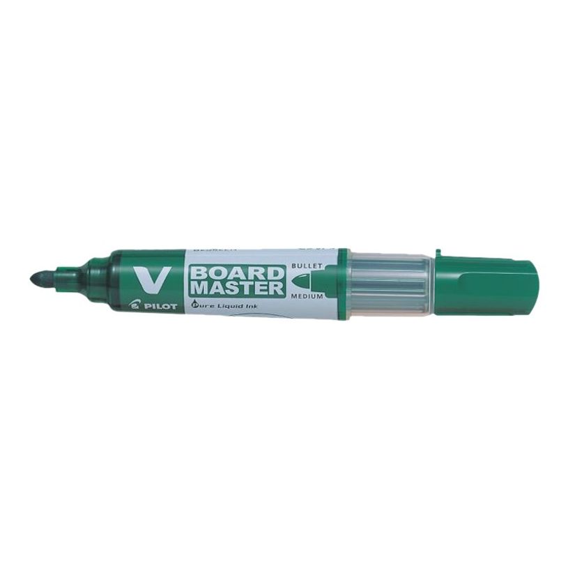 4902505355844-Pilot V BOARD MASTER - Pack de 10 marqueurs effaçables - pointe ogive - vert-P_79421973_1-0