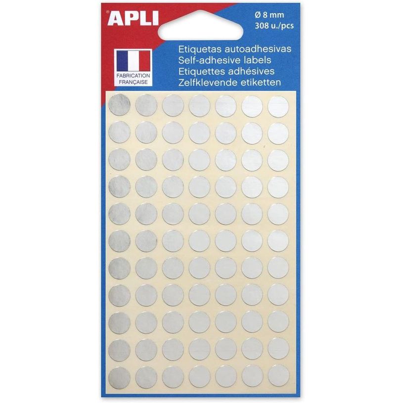 3270241006018-Apli Agipa - 308 Pastilles adhésives - argent - diamètre 8 mm - réf 100601-P_79422019_2-0