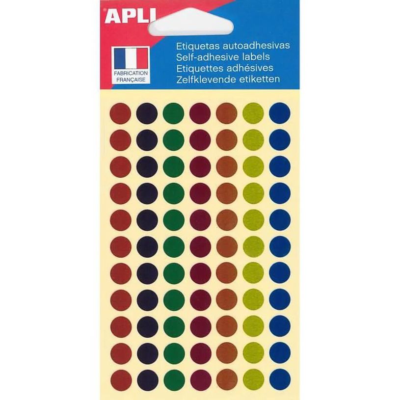 3270240139342-Apli Agipa - 308 Pastilles adhésives - couleurs métal assorties - diamètre 8 mm - réf 0-P_79422031_1-0
