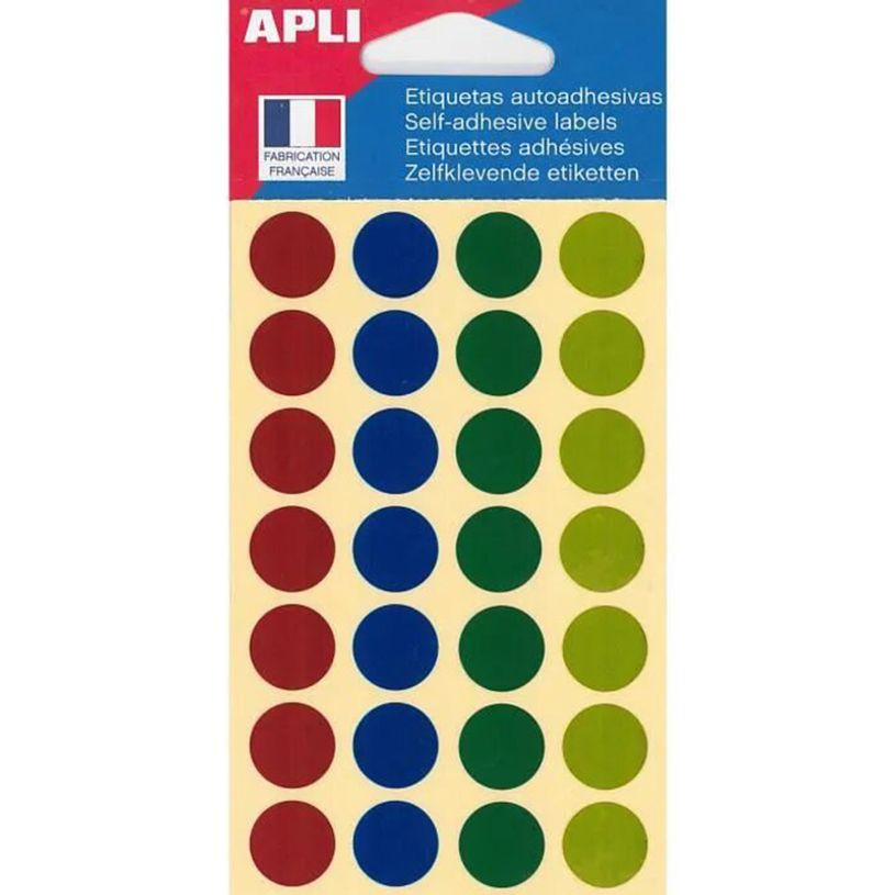 3270240139359-Apli Agipa - 112 Pastilles adhésives - couleurs métal assorties - diamètre 15 mm - réf -P_79422032_1-0