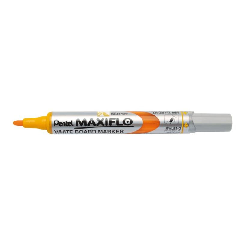2012349387139-Pentel MAXIFLO - Pack de 12 marqueurs effaçables - pointe ogive - jaune-P_79422045_2-1
