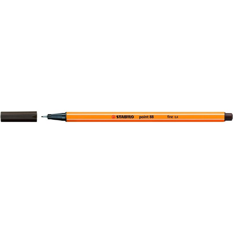 4006381493246-STABILO Point 88 - Feutre fin - 0.4 mm - terre d'ombre-P_79423033_1-0