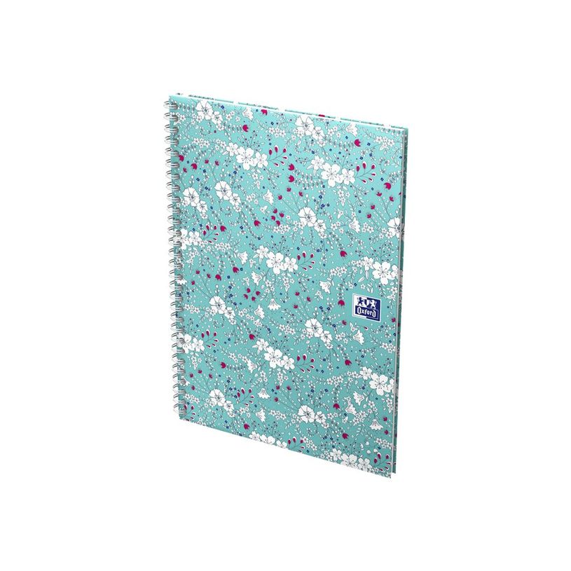 3020120113449-Oxford Floral - Carnet de notes à spirale - B5 - 120 pages - ligné-P_79424844_9-7
