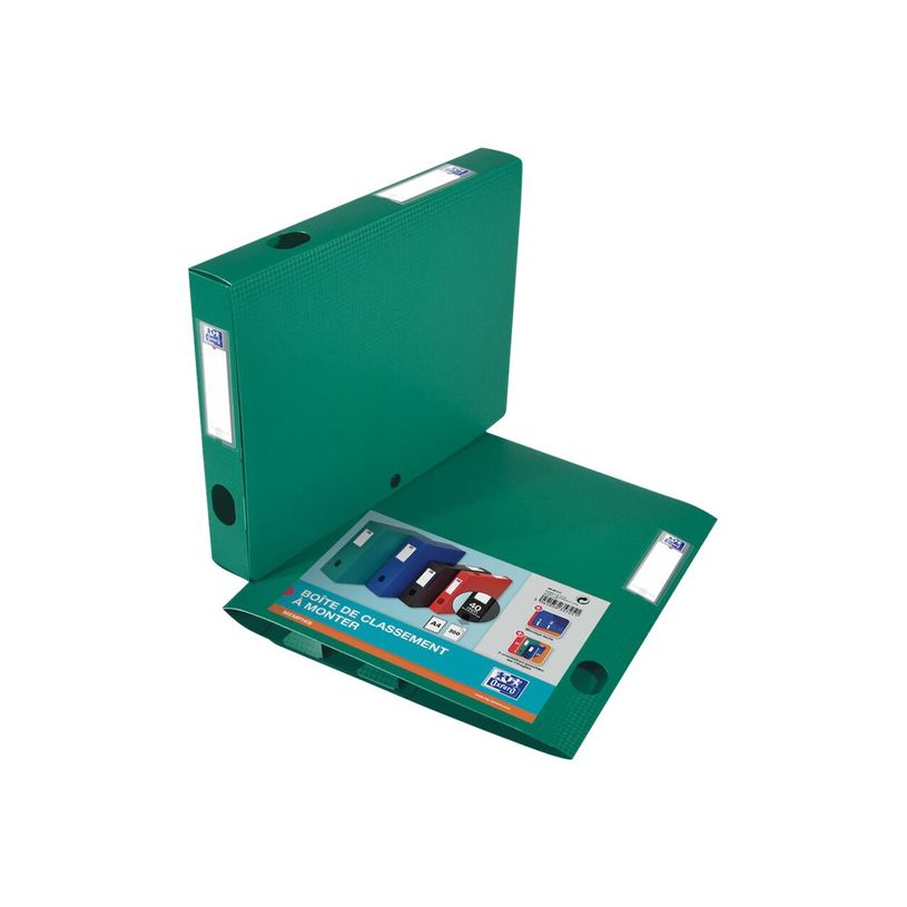 3045050357251-Oxford Memphis - Boîte de classement plastique - dos 40 mm - vert-P_79425826_1-0