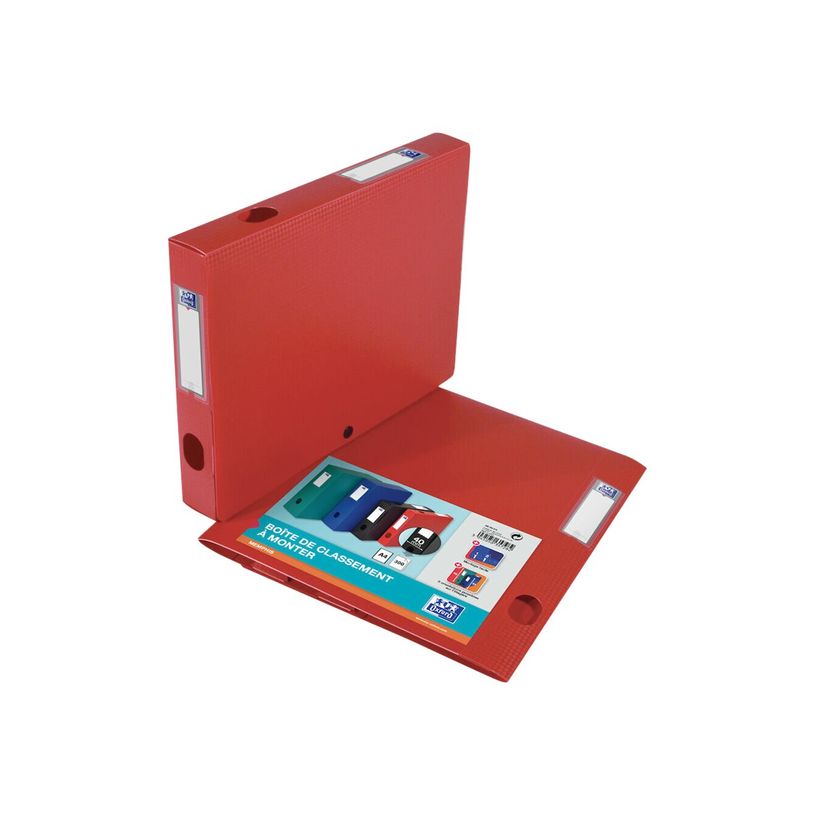3045050357282-Oxford Memphis - Boîte de classement plastique - dos 40 mm - rouge-P_79425827_1-0