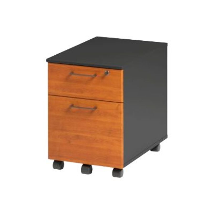 3483600739599-Caisson mobile JAZZ+ - Profondeur 60 cm - 2 tiroirs - Aulne-P_79426151_1-0