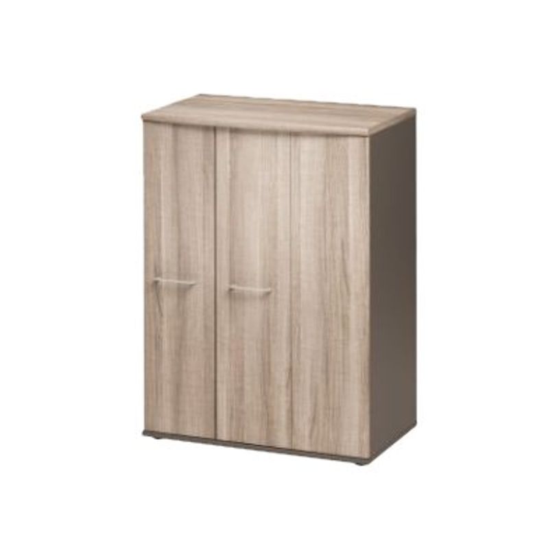 3483600784216-Rangement haut JAZZ+ - L80 x H112 x P48 - 3 portes - Chêne gris-P_79426222_1-0