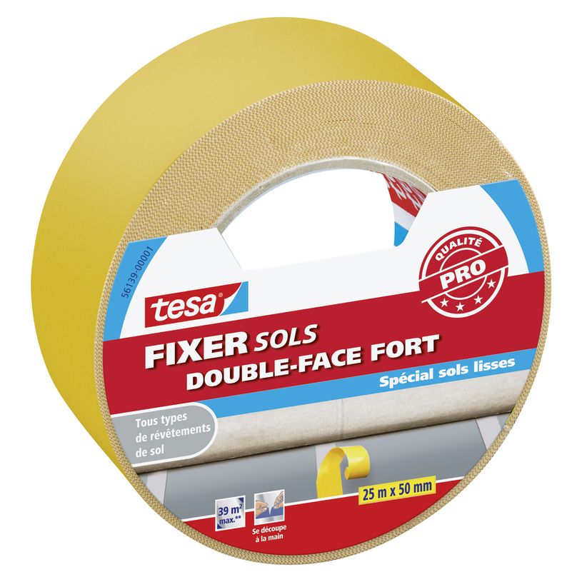 4042448131959-Tesa - Ruban adhésif - double face - spécial sols lisses - 50 mm x 25 m -P_79428177_1-0