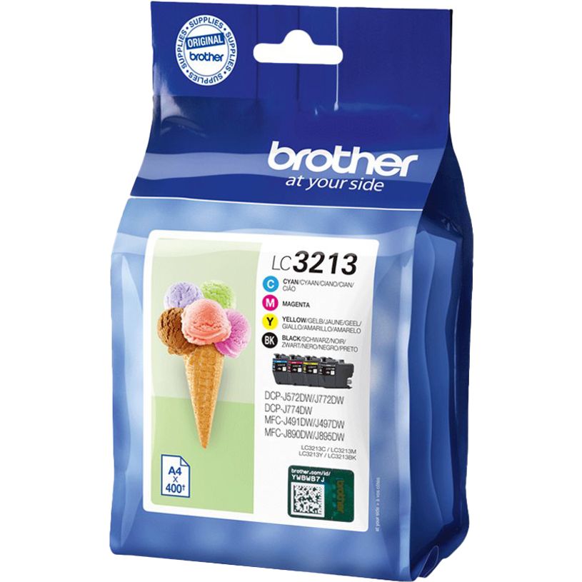 4977766780162-Brother LC3213 - Pack de 4 - noir, cyan, magenta, jaune - cartouche d'encre originale-P_79428375_1-0