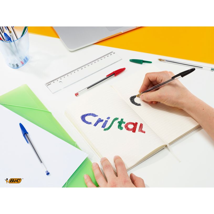 3086123368798-BIC Cristal Original - 15 Stylos à bille - noir, rouge, bleu, vert-P_79429575_8-7