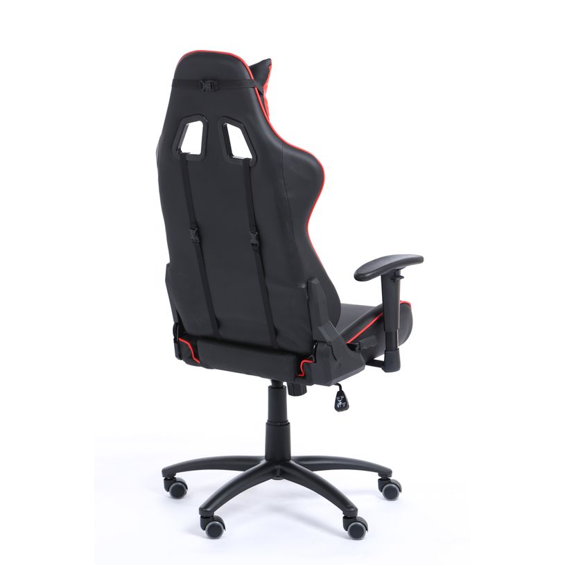 3760185028813-Fauteuil gamer SPORTING - accoudoirs réglables - noir et rouge-P_79429677_9-8