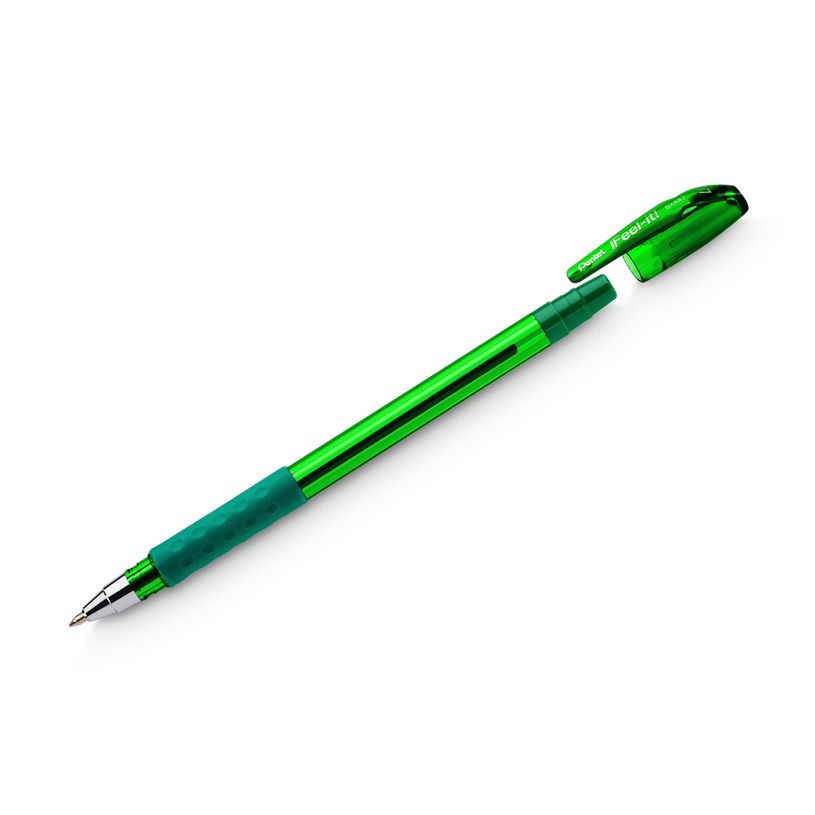 0884851028891-Pentel Feel-it! - Stylo à bille - vert - 0,7 mm-P_79429816_1-0