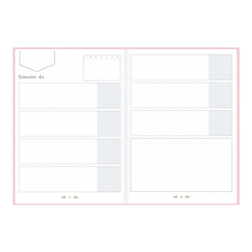 3371010418404-Agenda perpétuel Life Journal Infinite - 15 x 21 cm - rose poudré - Quo Vadis-P_79431694_3-2