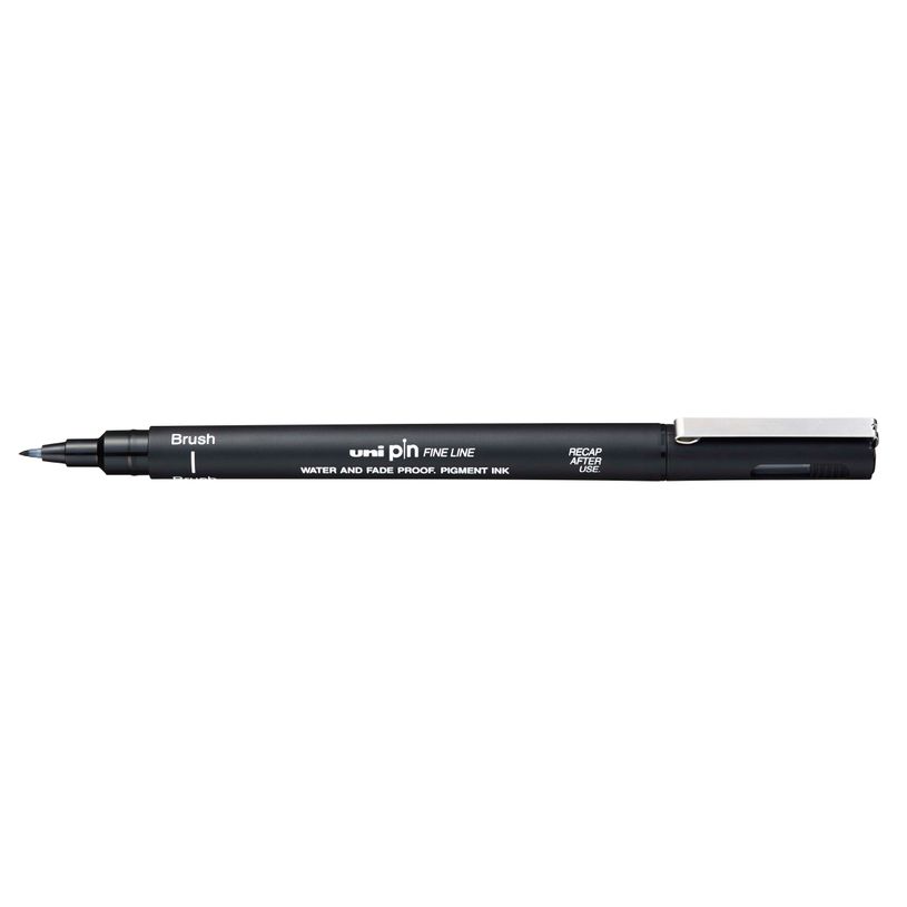 4902778230824-UNI PIN - Feutre fin - pointe brush - noir-P_79431852_1-0