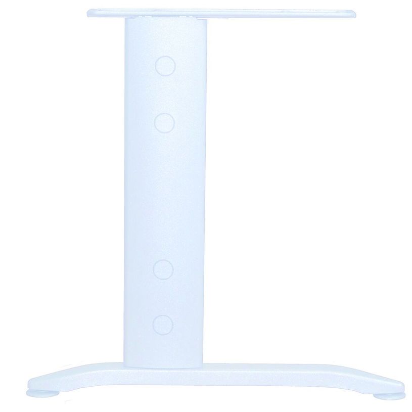 3253310161641-Bureau droit IDRA - L160 cm - Pieds blanc - plateau imitation Chêne gris-P_79432179_2-2