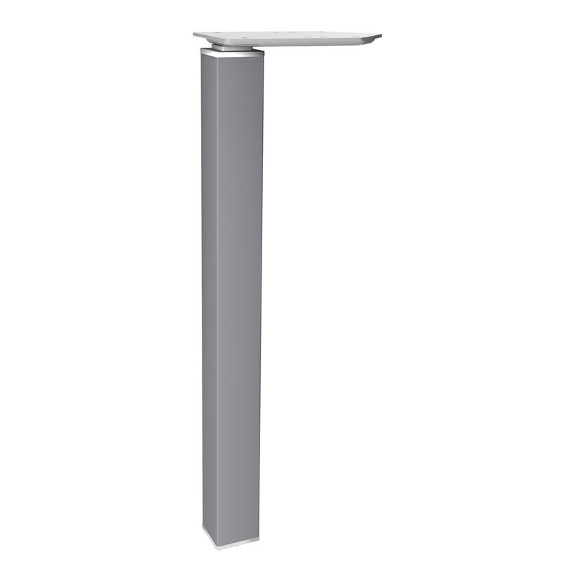 3253310164482-Bureau compact EXPRIM - L180 cm - Retour gauche - Plateau imitation Hêtre - Pieds alu (Pieds de renfort obligato-P_79432329_2-2