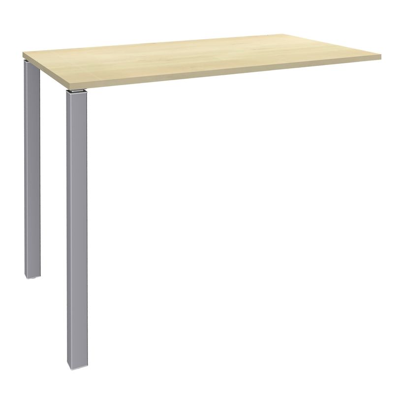 3253310166813-Table Lounge 2 Pieds - L140xH105xP80 cm - Pieds alu - plateau imitation érable-P_79432875_1-0