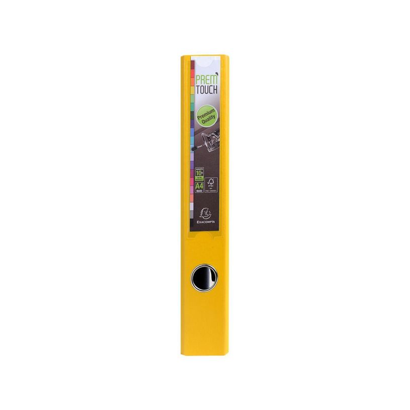 3130630531494-Exacompta Prem'Touch - Classeur à levier - Dos 50 mm - A4 Maxi - pour 400 feuilles - jaune-P_79433237_2-1