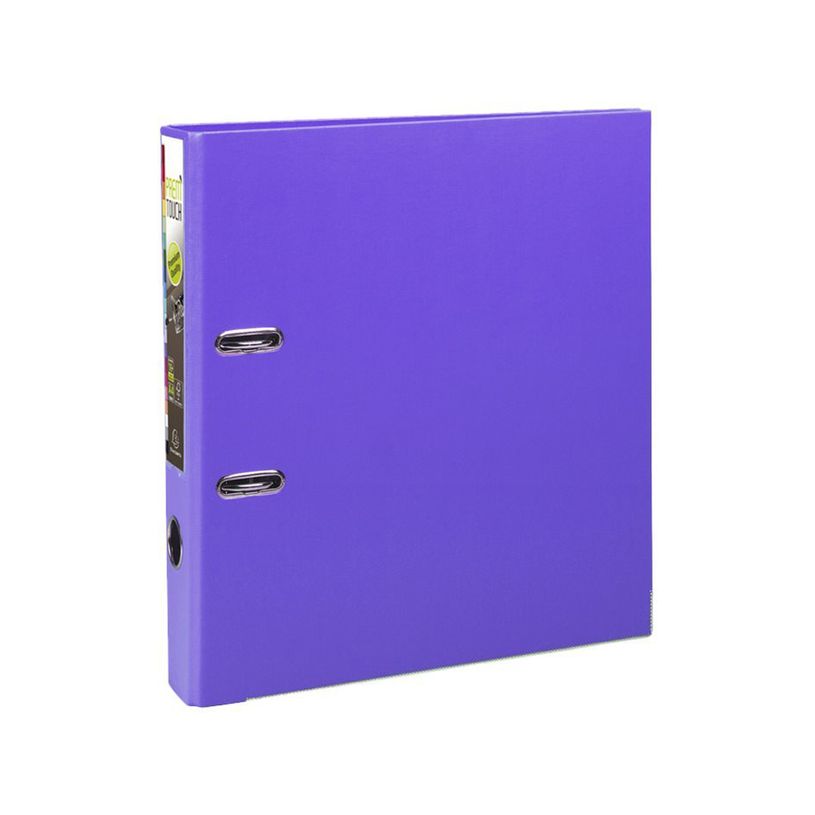 3130630531579-Exacompta Prem'Touch - Classeur à levier - Dos 50 mm - A4 Maxi - pour 400 feuilles - viole-P_79433239_1-0