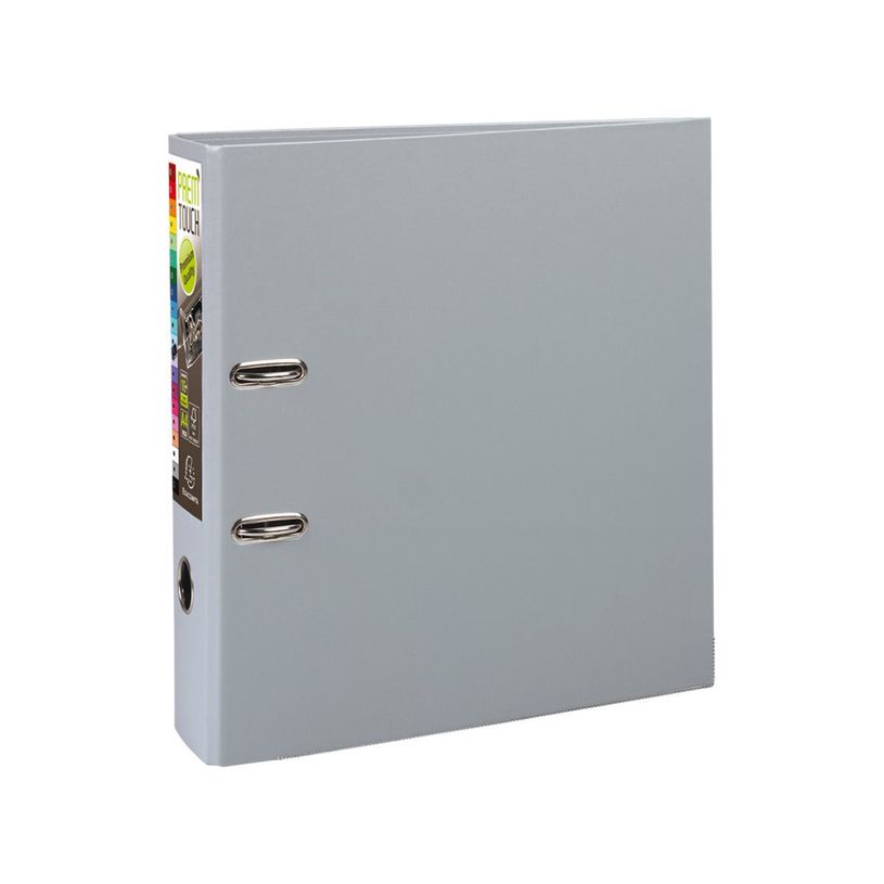3130630533542-Exacompta Prem'Touch - Classeur à levier - Dos 80 mm - A4 Maxi - pour 715 feuilles - gris -P_79433246_1-0