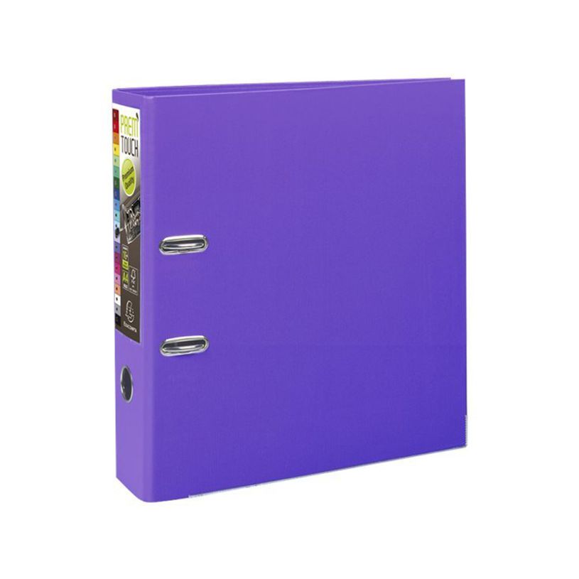 3130630533573-Exacompta Prem'Touch - Classeur à levier - Dos 80 mm - A4 Maxi - pour 715 feuilles - viole-P_79433247_1-0