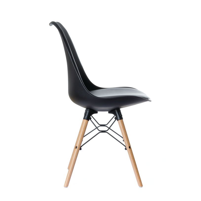 3660141230123-Chaise DOGEWOOD - Pieds bois hêtre - noir - pack de 2-P_79433400_2-1
