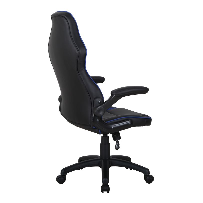 3700339883363-Fauteuil gamer RACER SPEED - accoudoirs rabattables - noir et bleu-P_79433904_5-4
