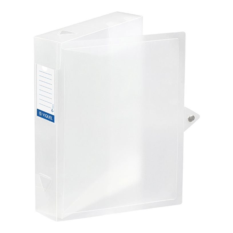 3135251142401-Viquel Propyglass - Boîte de classement plastique - dos 60 mm - incolore--0