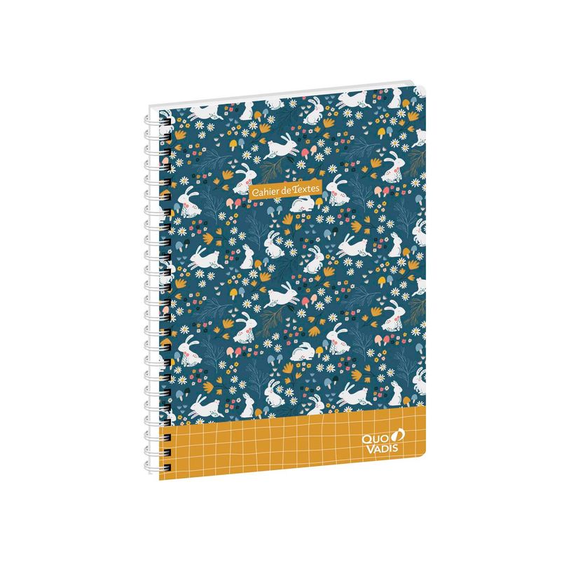 3371010421688-Cahier de textes spiralé Animascot' - 15 x 21 cm - différents modèles disponibles - Quo -P_79435751_3-1