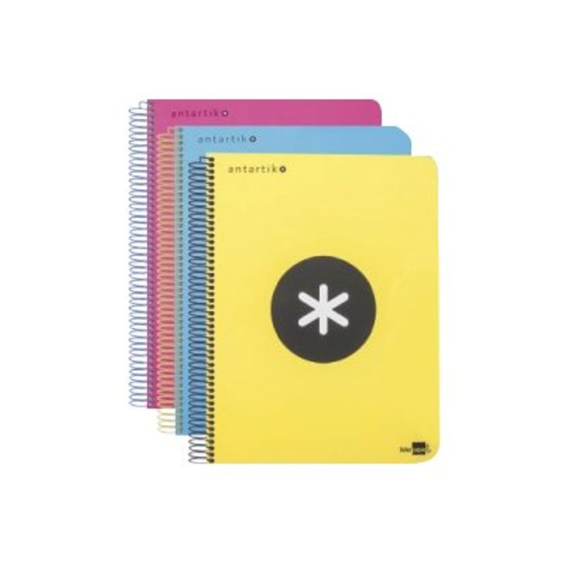 8423473880795-Antartik - Cahier à spirale A5 - 240 pages - grands carreaux (Seyes) - orange fluo-P_79436769_1-0