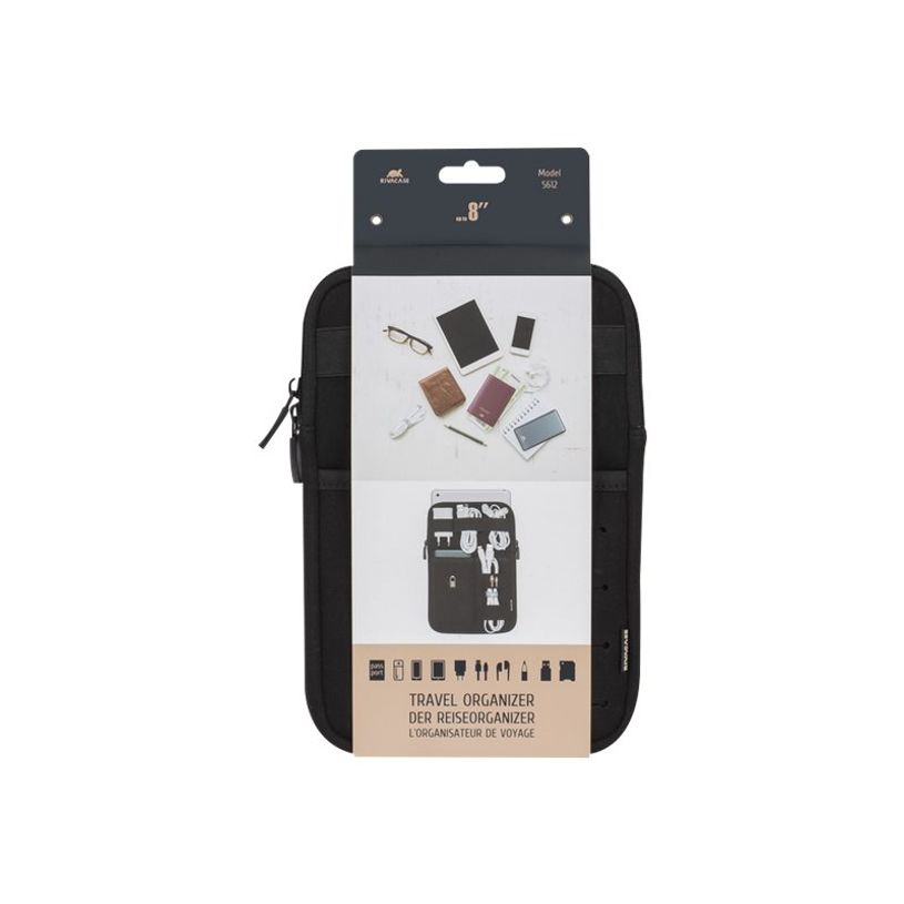 4260403573723-RIVACASE Antishock 5612 - Etui pour câbles et chargeurs - oragnisateur de voyage - pour ta-P_79437652_1-4