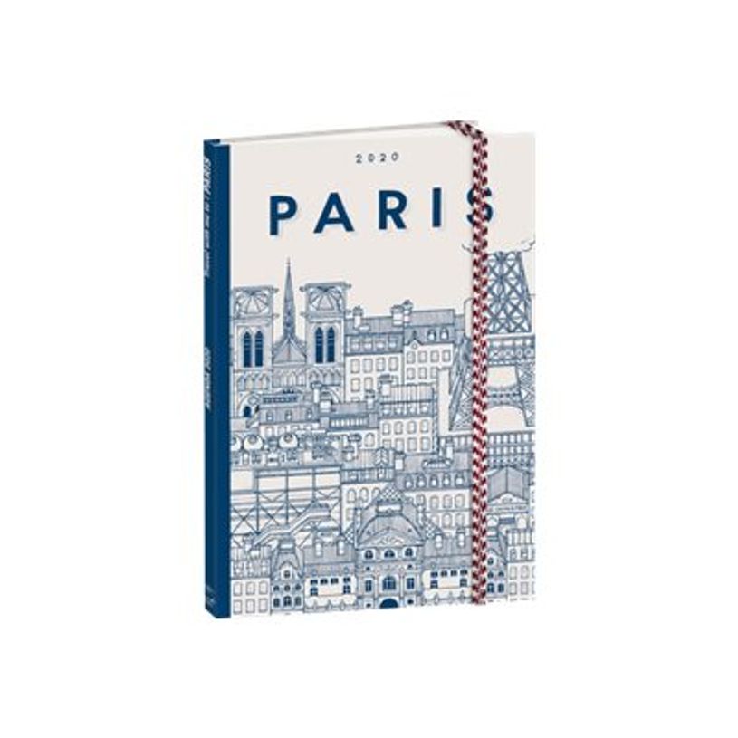 3371010421152-Docteur Paper Paris - Agenda de poche à élastique - 1 semaine sur 2 pages - 10 x 15 cm - -P_79438158_1-0