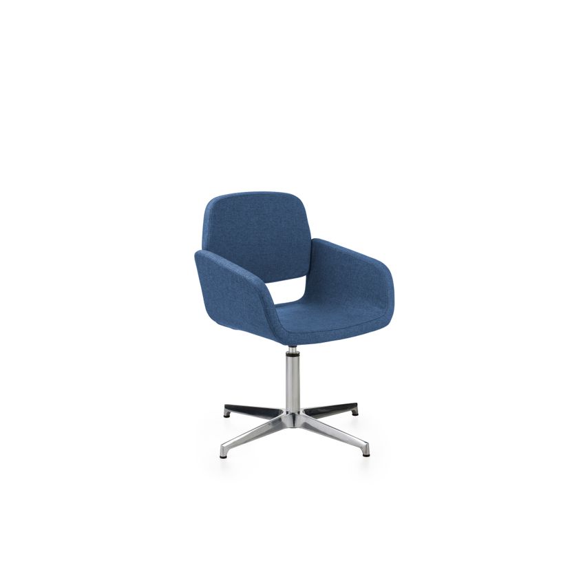 2012349446713-Chaise AITA - dossier bas - siège pivotant - pietement aluminium - tissu bleu-P_79439420_1-0