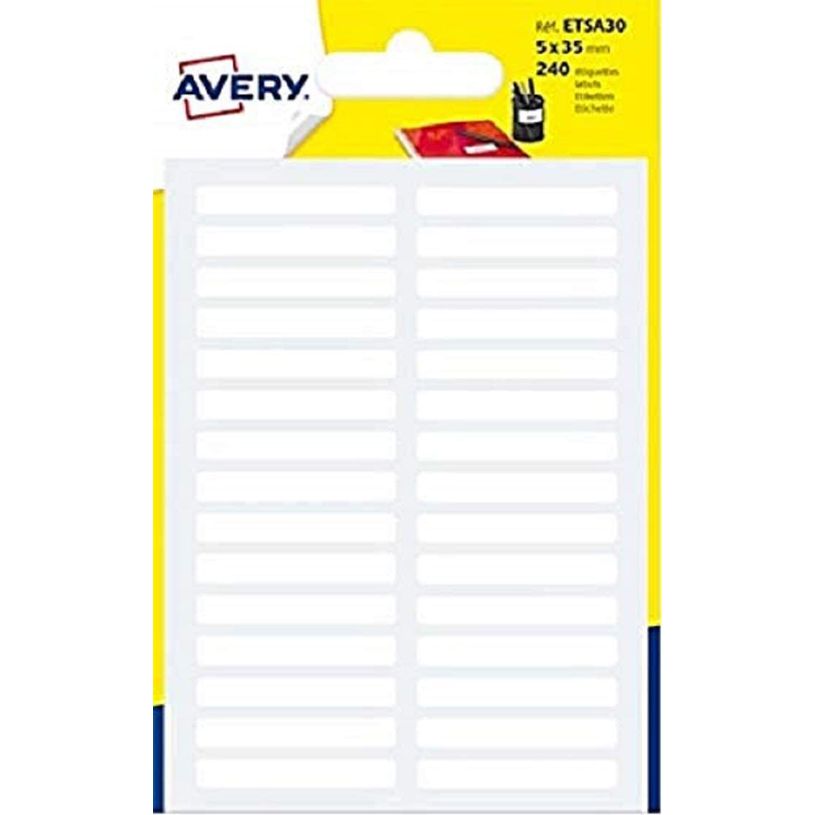 5014702085062-Avery - 240 Étiquettes multi-usages blanches - 5 x 35 mm - réf ETSA30-P_79439745_2-0