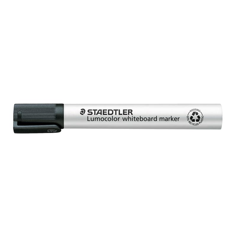 4007817328910-STAEDTLER LUMOCOLOR 351 - Pack de 10 marqueurs effaçables - pointe ogive - noir-P_79439901_2-1