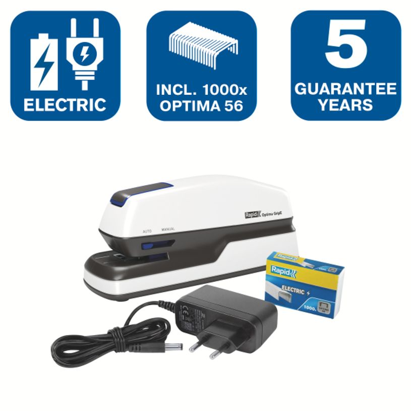 5028252048309-Rapid Optima Grip - Agrafeuse électrique - capacité de 20 feuilles - agrafes Optima HD56-P_79440418_9-2