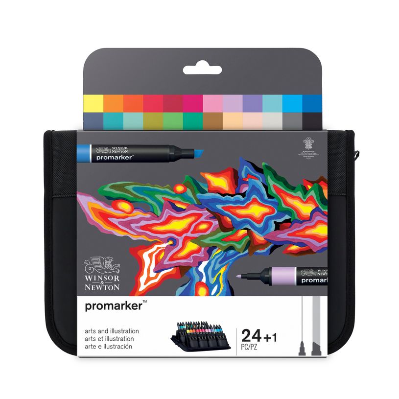 884955063439-ProMarker - Pack de 24 marqueurs double pointe - arts et illustrations-P_79440701_1-0
