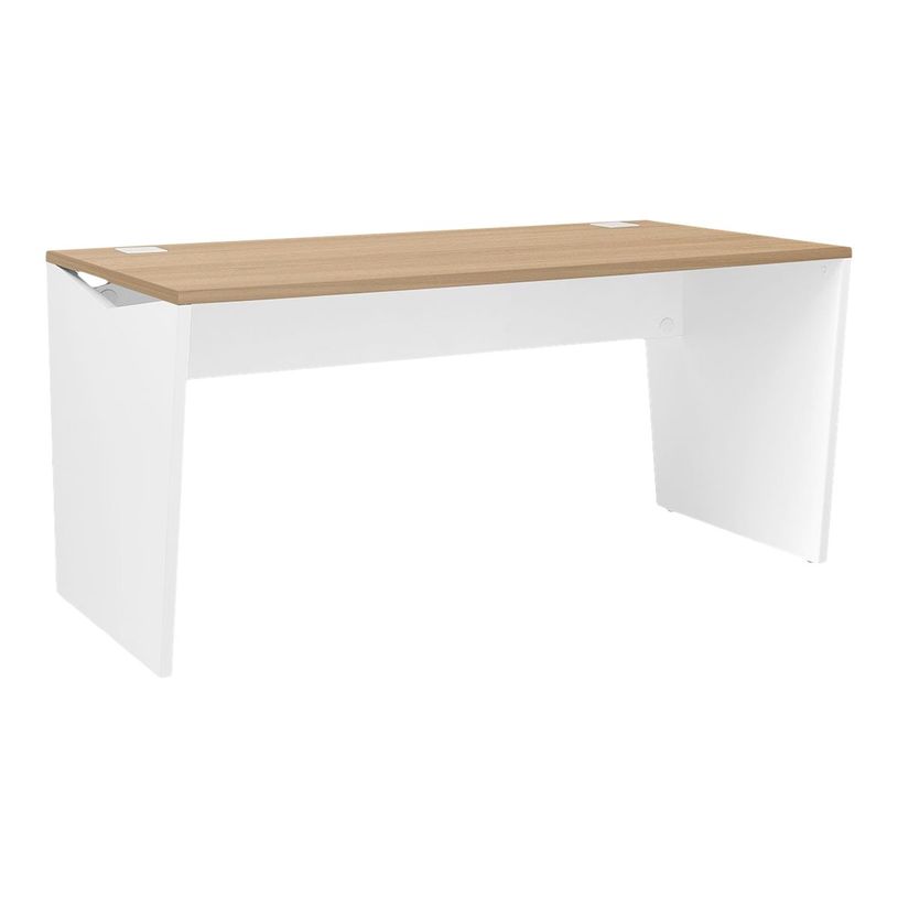 3483600857743-Bureau YES ! - 120 cm - Pieds panneaux fixes - Chêne-P_79440906_1-0