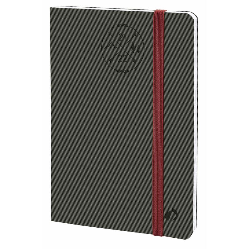 3371010443253-Agenda à élastique Everest Planning 16 mois - 1 semaine sur 2 pages - 15 x 21 cm - gris --P_79443192_3-0