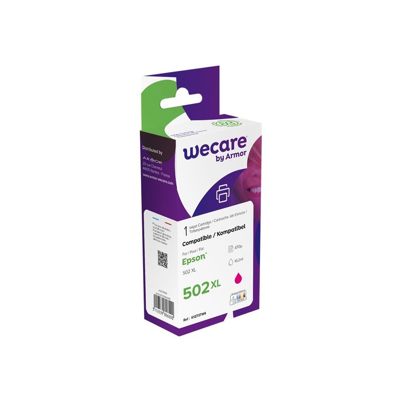 3112539806200-Cartouche compatible Epson 502XL Jumelles - magenta - Wecare-P_79443372_1-0