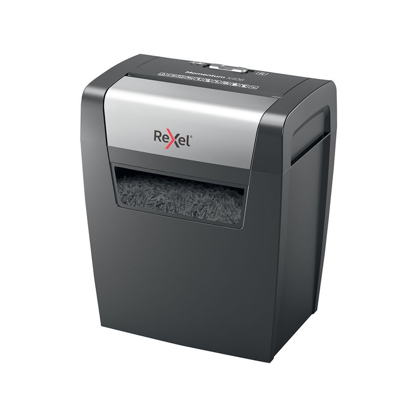 5028252523189-Rexel Momentum X406 - destructeur de documents coupe croisée - 6 feuilles - Corbeille 15 l-P_79443893_1-0