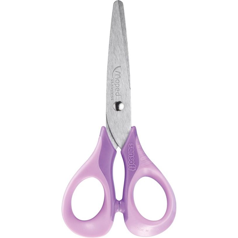 3154144842136-Maped Sensoft 3D Pastel - Ciseaux bouts ronds - 13 cm - disponible dans différentes couleu-P_79444095_4-3