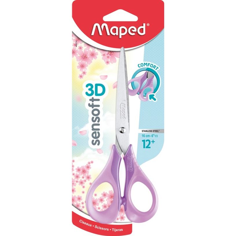 3154144862141-Maped Sensoft 3D Pastel - Ciseaux bouts ronds - 16 cm - disponible dans différentes couleu-P_79444096_3-2