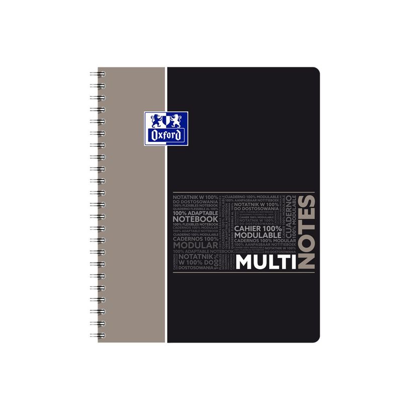 3020120134468-Oxford Student Multinotes - Cahier à spirales A4+ - 160 pages - feuilles perforées détachab-P_79445380_4-0