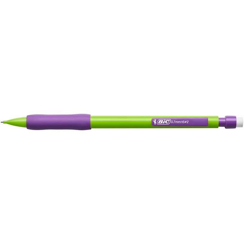 3086123504080-BIC Matic Fun - Pack de 4 porte mines format spécial - HB - 0,7 mm - couleurs assorties-P_79445400_5-3