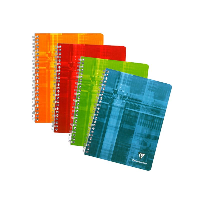 3329680876208-Clairefontaine - Cahier à spirale 17 x 22 cm - 180 pages - petits carreaux (5x5 mm) - disponi-P_999991641_1-0