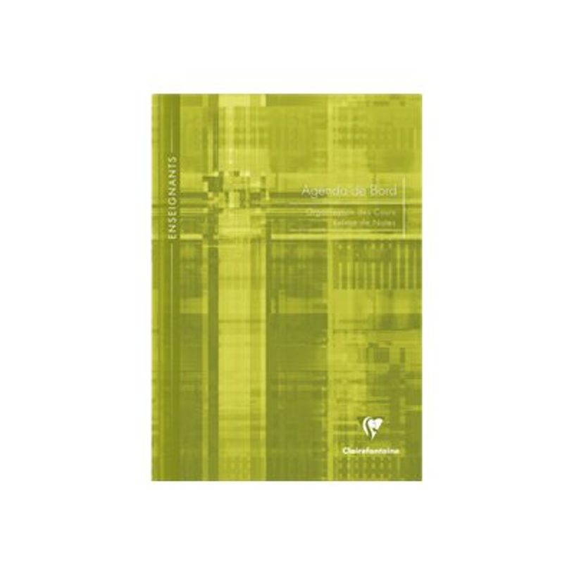 3329680905908-Clairefontaine - Agenda de bord enseignant rigide - A4 - 144 pages - disponible dans diff