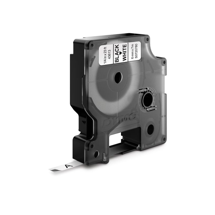 5411313436137-Dymo D1 - Ruban d'étiquettes auto-adhésives - 1 rouleau (6 mm x 7 m) - fond blanc écrit-P_999992950_6-1